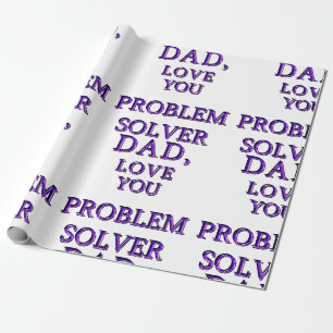 VATER, LIEBE SIE PROBLEM SOLVER 2 GESCHENKPAPIER