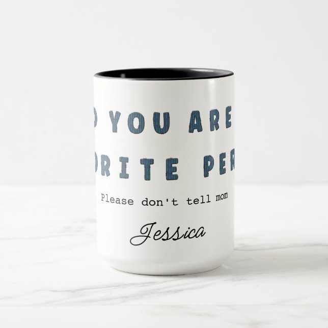 Vater Lieblings-Person Kaffeetasse (Zentrum)