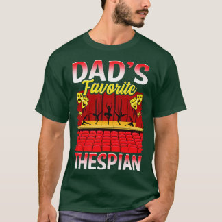Vater Lieblings-Thespian Thespian T-Shirt