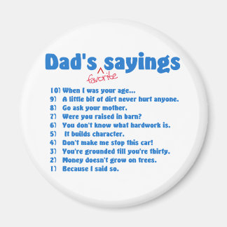 Vater Lieblingsmagnet für Redewendungen Magnet