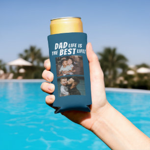 Vater Life ist das beste Leben 2 Fotos Vater Selters Dosenkühler