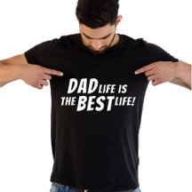 Vater Life ist das beste Leben Vater Zitat Black