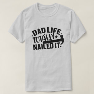 Vater Life komplett nagelte es T-Shirt