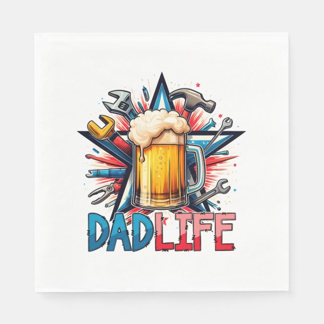 Vater Life Serviette (Vorderseite)