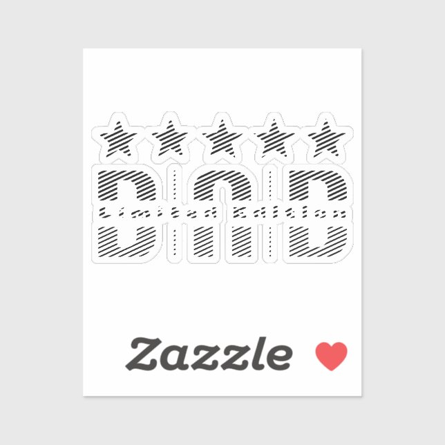 Vater Limited Edition Aufkleber (Blatt)