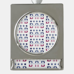 Vater Limited Edition Banner-Ornament Silber