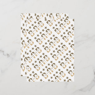Vater Limited Edition Folien Feiertagspostkarte