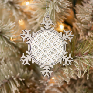 Vater Limited Edition Schneeflocken Zinn-Ornament