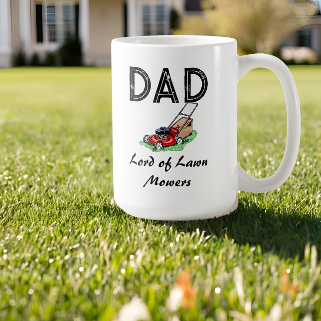 Vater Lord of Lawn Mowers - Geschenk für den beste Kaffeetasse (Von Creator hochgeladen)