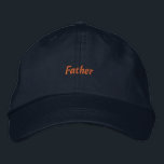Vater Lovely Hat Niedlich aussehender Vater Bestickte Baseballkappe<br><div class="desc">Feiern Sie den Tag des Vaters mit unserem bestickten "VATER" Vater Hat, eine stilvolle und komfortable Wahl für jede Figur des Vaters. Navy Farbe mit goldfarbenem Text Trucker Vater Name Hut oder Kappe. Vater zu sein ist nicht nur eine Rolle, es ist eine Identität, eine Ehre, eine Reise. Unser VATER...</div>