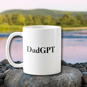 Vater Lustiger Geburtstag VaterGPT Powered by AI & Kaffeetasse