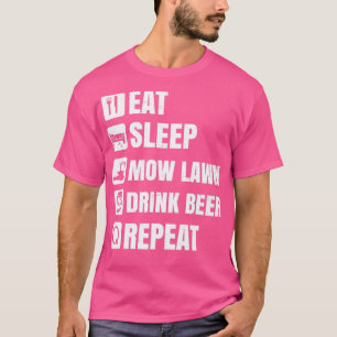 Vater Mähen Shirt essen Schlaf Wiederholung Gesche