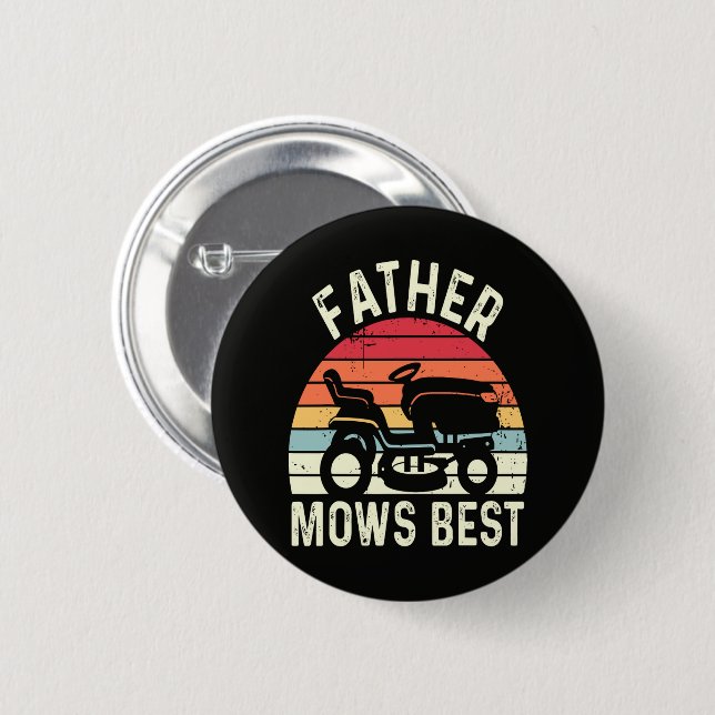 Vater mäht am besten button (Vorne & Hinten)