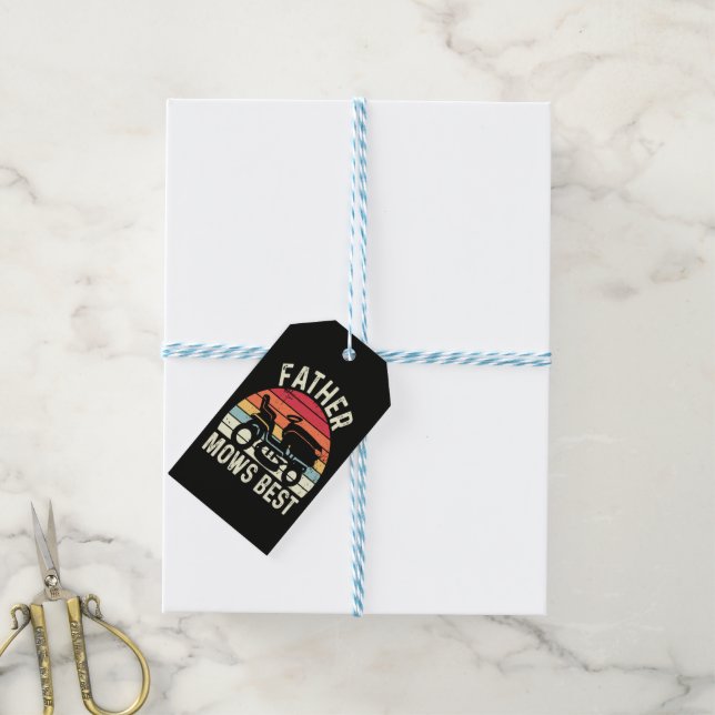 Vater mäht am besten geschenkanhänger (Mit Garn)