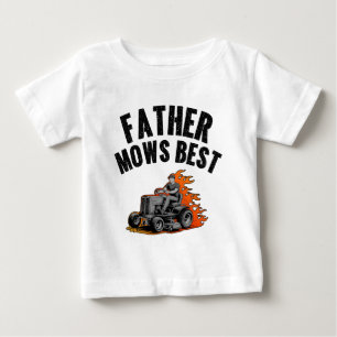 Vater mäht am besten Lustiger Papa Feuer Flamme Ra Baby T-shirt
