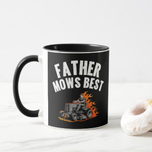 Vater mäht schönsten Vater Feuerzellenfeuerzunge M Tasse