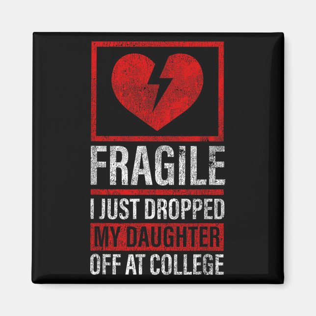 Vater Mama fragil, ich habe gerade meine Tochter b Magnet (Vorne)