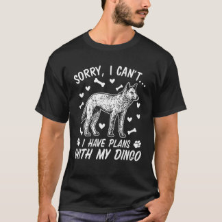 Vater Mama Leider kann ich mit meinem Dingo D T-Shirt