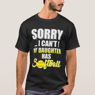 Vater Mama Sorry, dass ich meine Tochter nicht übe T-Shirt