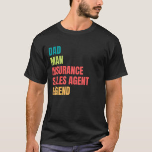 Vater Man Insurance Sales Agent Legend Cool Vater T-Shirt