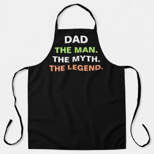 Vater Man Myth Legend Funny Quote Mens Schürze