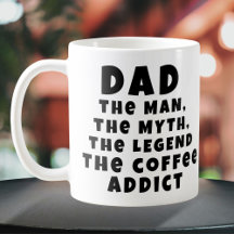 Vater Man Myth Legend Kaffee Addict Funny Vater