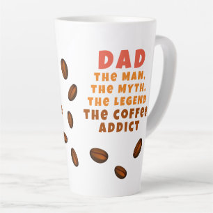 Vater Man Myth Legend Kaffee Addict Funny Vater Milchtasse