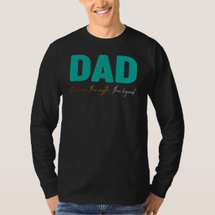 Vater Mann Der Mythos Legende Vintag für Väter Vat T-Shirt