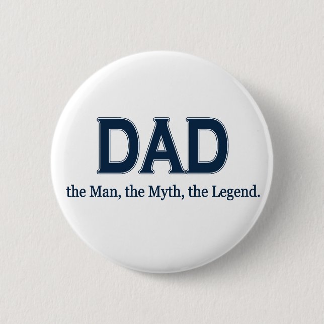 Vater-Mann-Mythos-Legende Button (Vorderseite)