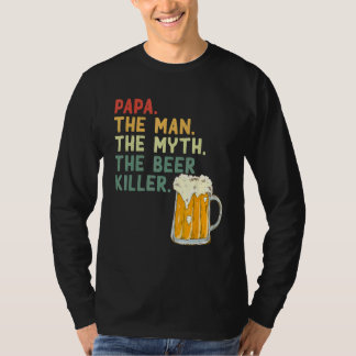 Väter Männer Papa Mythos Bier Killer Sprüche zum V T-Shirt