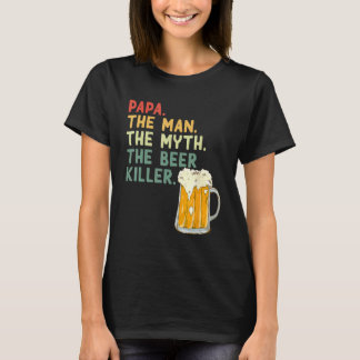 Väter Männer Papa Mythos Bier Killer Sprüche zum V T-Shirt