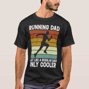 Vater Marathon Runner Vatertag Coach T-Shirt
