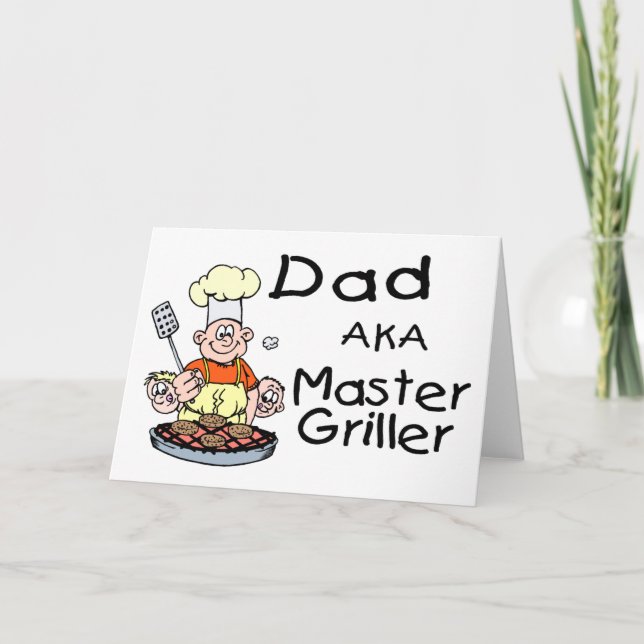 Vater Master Griller Karte (Vorderseite)