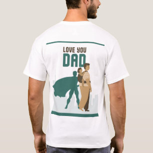 Vater: Mein erster Ruf, mein ewiger Held T-Shirt