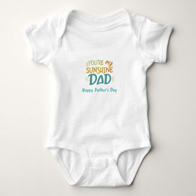 Vater: Mein Leitlicht Baby Strampler (Vorderseite)