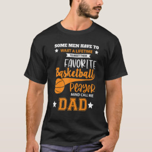 Vater Mein Lieblings-Basketball-Spieler für Vater T-Shirt