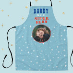 Vater mein Superhero Fun Foto Vathers Day Schürze<br><div class="desc">Vater meine Superhero Fun Foto Vathers Tag Schürze. Fügen Sie Ihr Foto und ändern Sie Daddy zu Vater,  Pap,  Papa, ...  Spaß und niedliches Geschenk für den besten Papa.</div>
