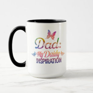 Vater: Meine tägliche Inspiration - Combo-Tasse 15 Tasse