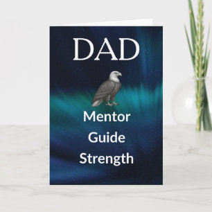 Vater Mentor Guide Karte - Adler Nördliche Lichter
