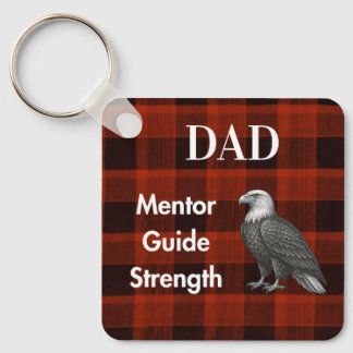 Vater Mentor Leitfaden Stärke & Herz Adler rote Ka Schlüsselanhänger
