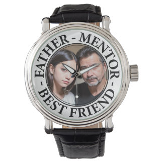 Vater, Mentor und bester Freund, individualisierba Armbanduhr