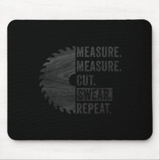 Vater messen Schweiß Handyman-Federn Mousepad