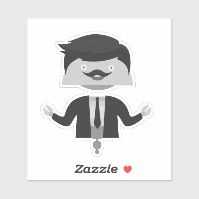 Vater Mia Aufkleber (Blatt)