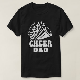 Vater mit benutzerdefinierten Teamnamen und Kid-Na T-Shirt