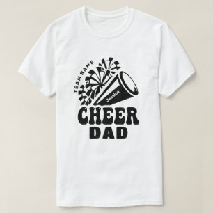 Vater mit benutzerdefinierten Teamnamen und Kid-Na T-Shirt