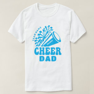 Vater mit benutzerdefinierten Teamnamen und Kid-Na T-Shirt