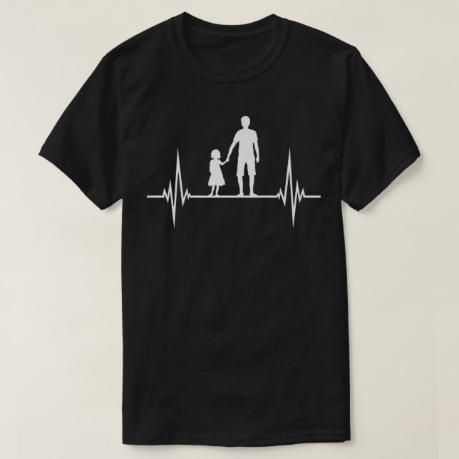 Vater mit Dauerholzhandgriff Puls Premium T-Shirt (Design vorne)
