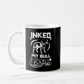 Vater mit eingesetzter Pit Bull - PitBull-T - Shir Kaffeetasse