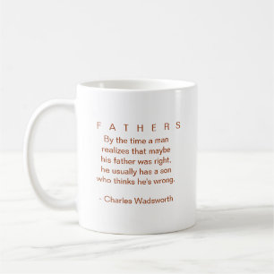 VÄTER mit fatherly Zitat TASSE