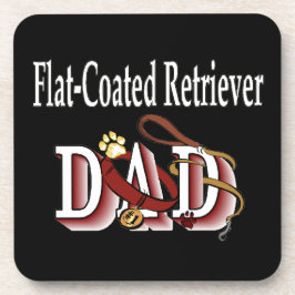 Vater mit Flachbildschirm Getränkeuntersetzer